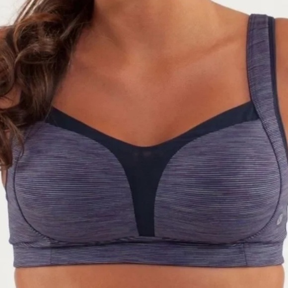Lululemon Ta Ta Tamer Bra We Are Free From Space Deep Indigo Multi Size 34C - Picture 1 of 7